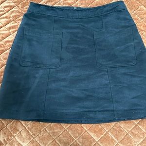 Suede Mini Skirt